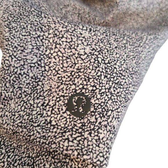 Lululemon Athletica Womens Purple Printed Drawstring Stretch Cropped Pants - Picture 7 of 8